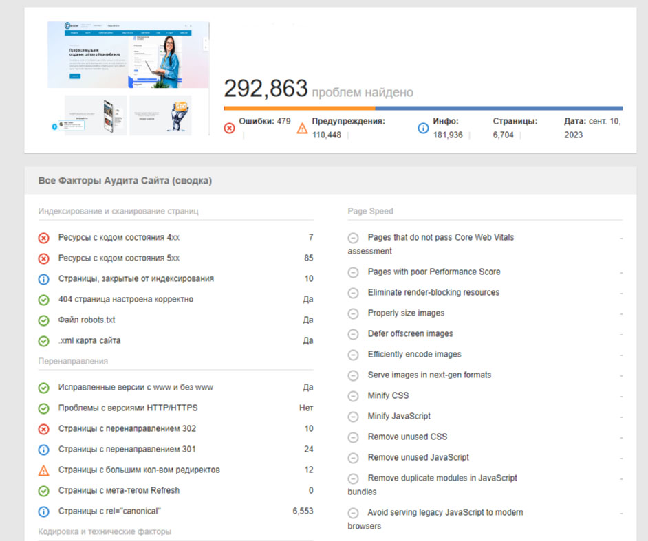 До оптимизации сайта